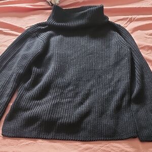 Dynamite Chunky Knit BlacmTurtleneck Sweater